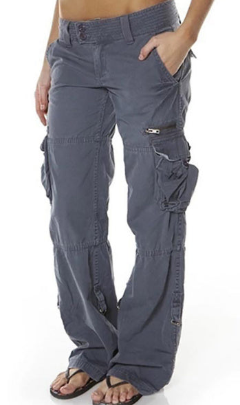 Heather – Bequeme Damen Cargo-Hose mit mehreren Taschen