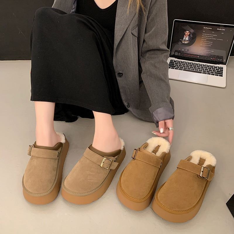 Tamara – Furry Hausschuhe mit dicker Sohle