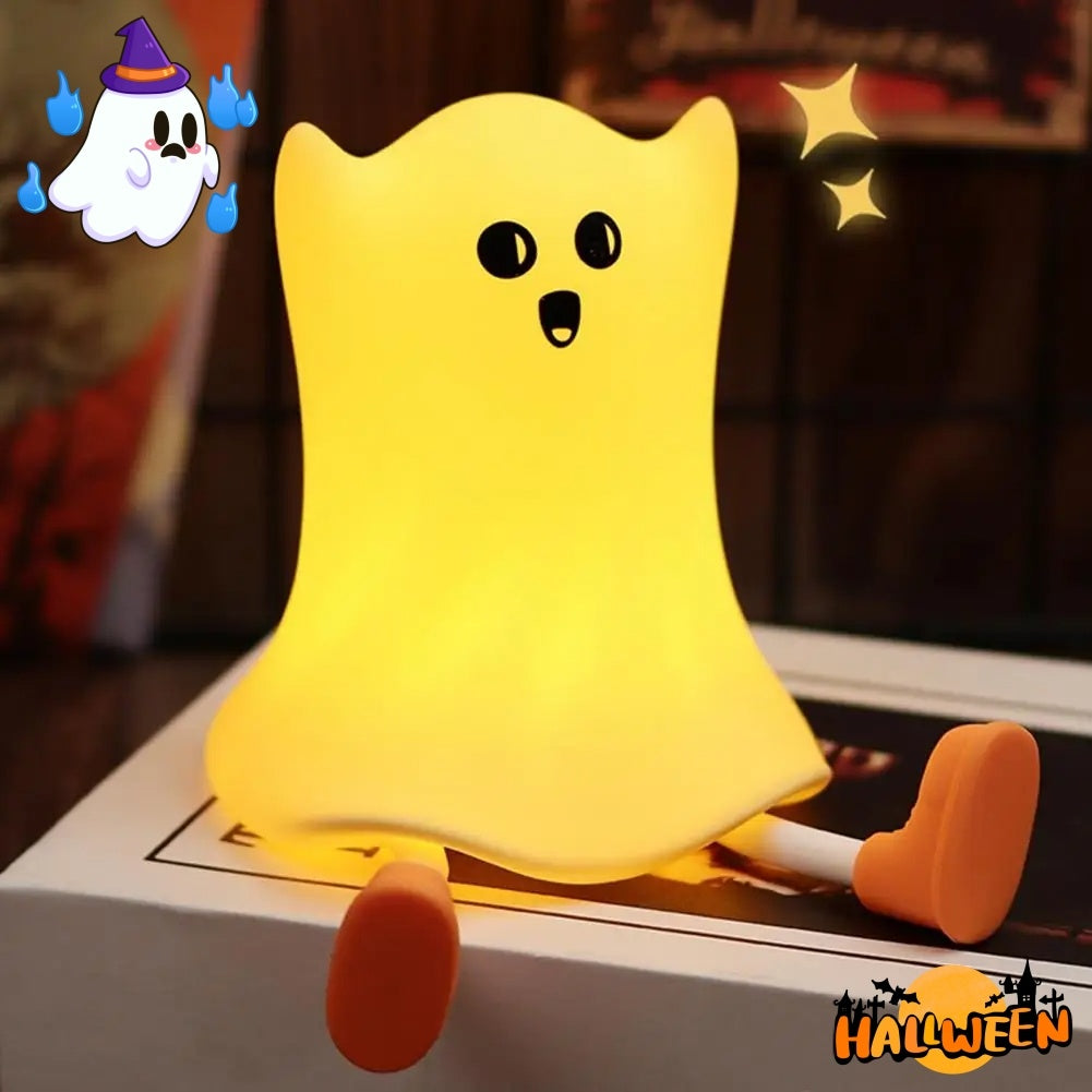 Halloween Geist Nachtlicht – Kinderzimmer Dekoration, Cartoon LED Lampe für Halloween Stimmung
