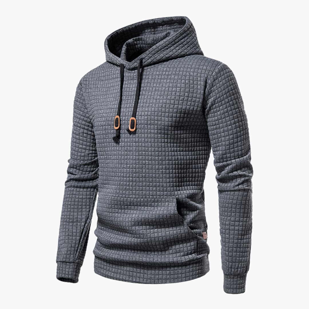Herren Hoodie Kariert – Moderner Freizeitpullover mit Kapuze für Alltag & Komfort