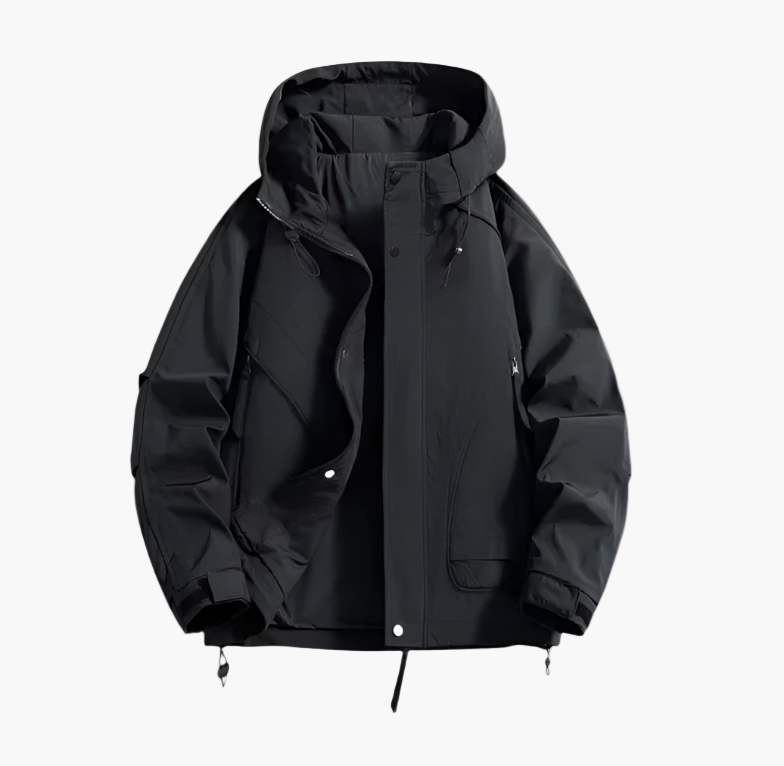 Herren Outdoor Windbreaker Jacke – Wasserdicht, Winddicht, Atmungsaktiv, Allrounder für Freizeit und Abenteuer