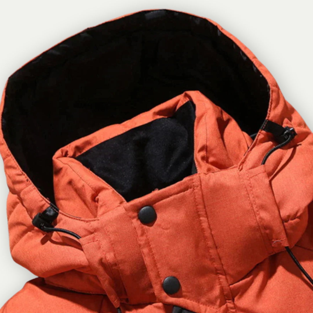 Herren Daunenjacke Winter Steppjacke mit Kapuze – Modisch & Wärmend für Alltag und Outdoor
