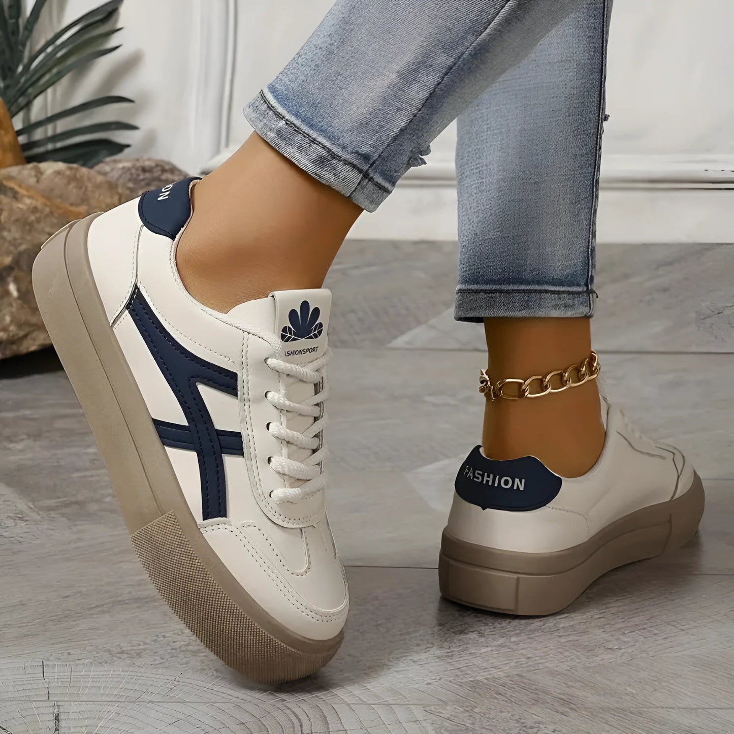 Damen Orthopädische Sneaker – Modische Freizeitschuhe mit Komfort und Unterstützung