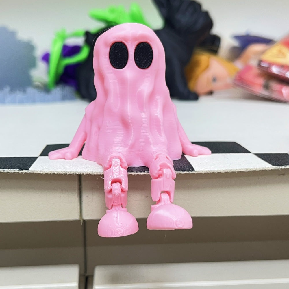 Halloween Geist Dekofigur – 3D-gedruckte Spukfigur für Party und Gruseldeko