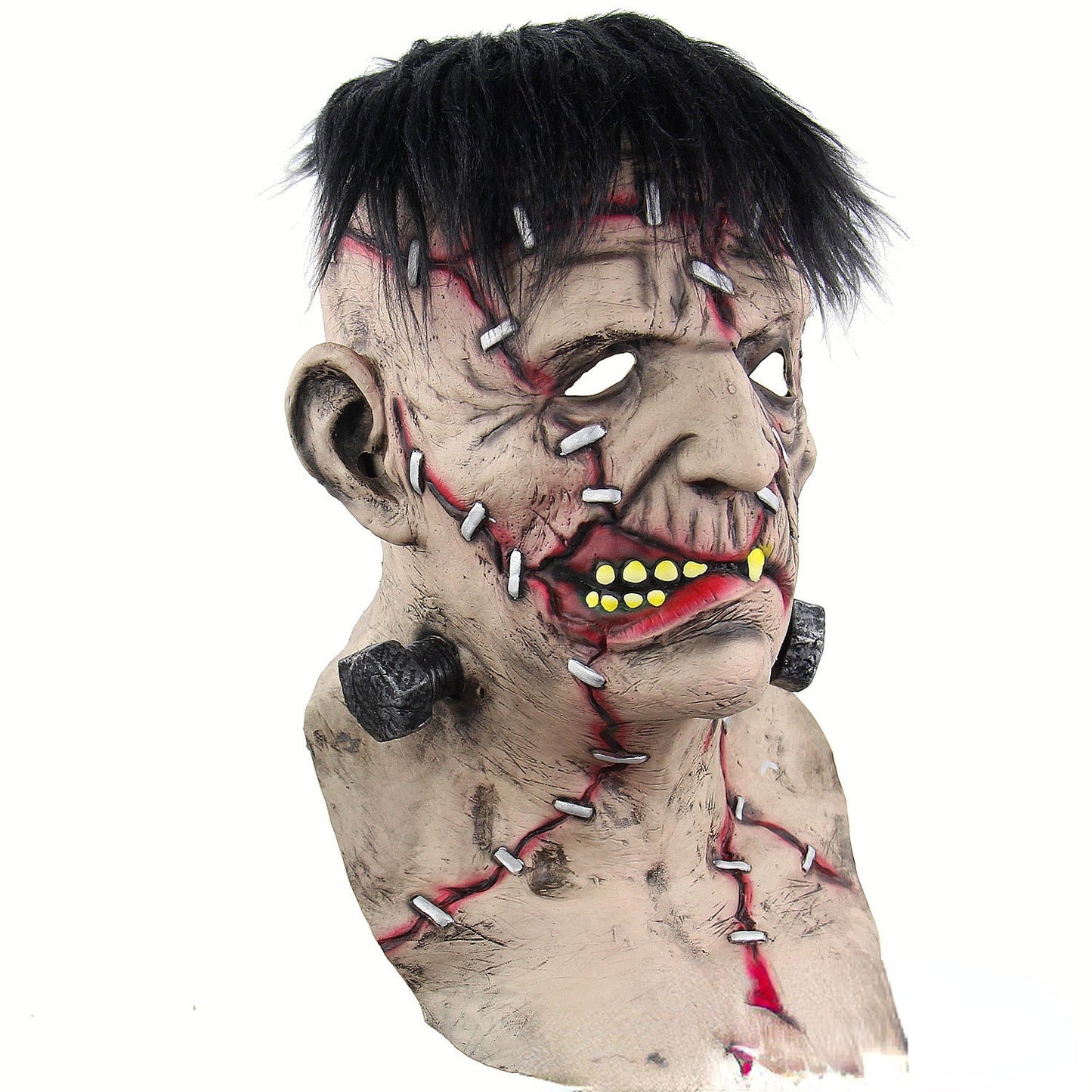 Halloween Frankenstein Monster Latex Maske für Erwachsene – Gruseliges Kostüm-Accessoire