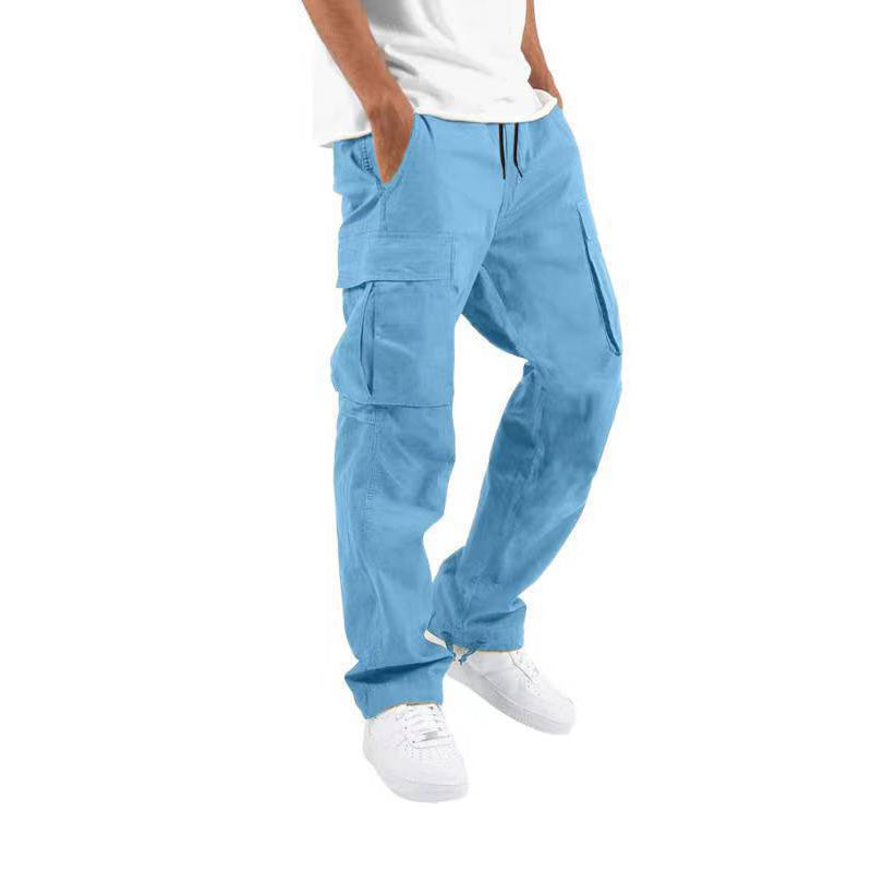 Herren Cargo-Hose im Streetwear-Stil – Bequeme Freizeithose mit geradem Schnitt und großen Taschen