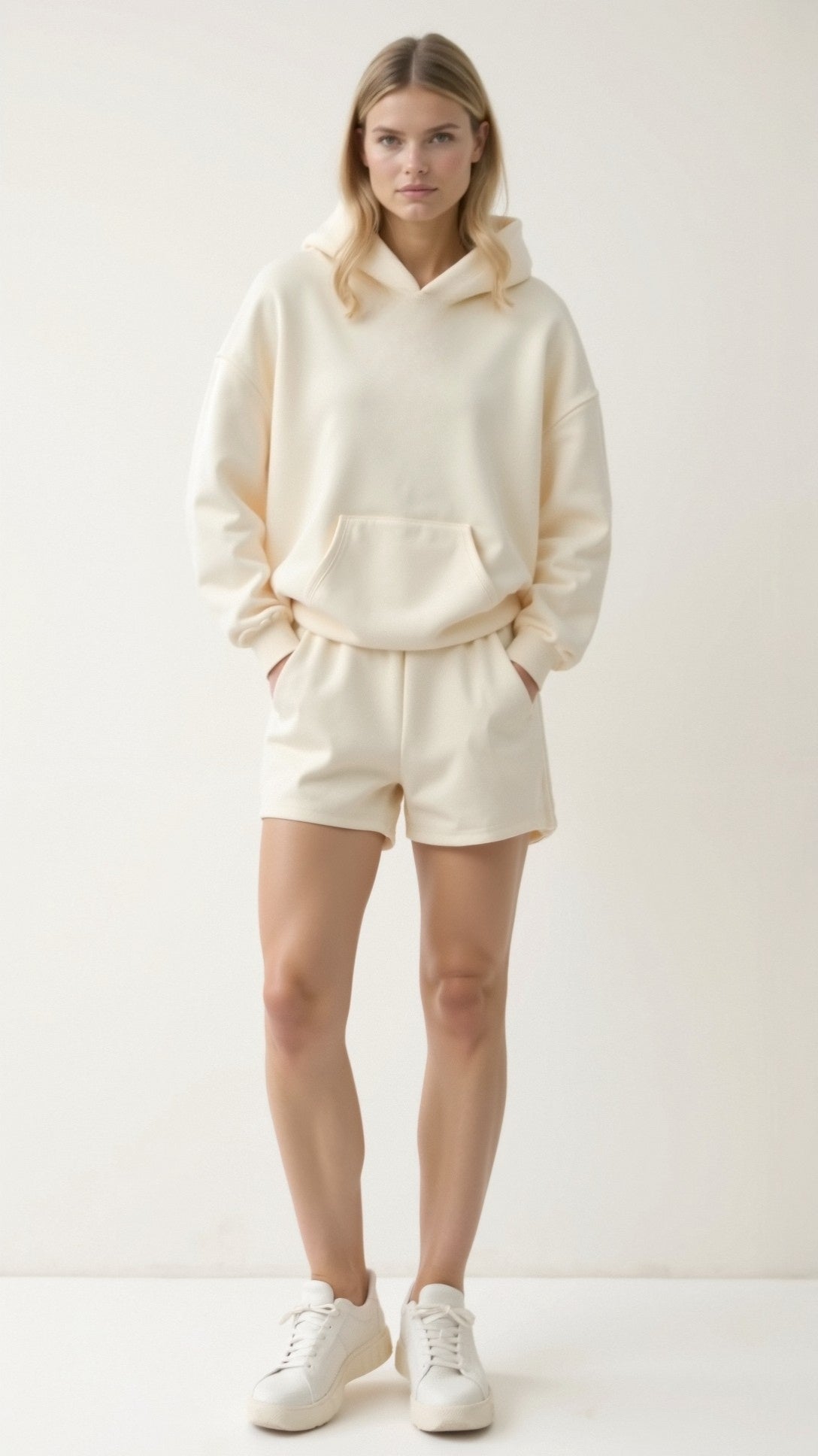 Damen Oversize Kapuzenpullover mit tropischer Stickerei – Lässiger Streetstyle Hoodie für Alltag und Freizeit