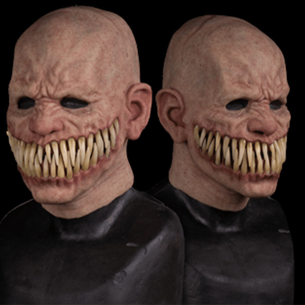 Halloween Latex Maske für Erwachsene – Gruselige Monster Horror Kostümmaske für Party & Deko