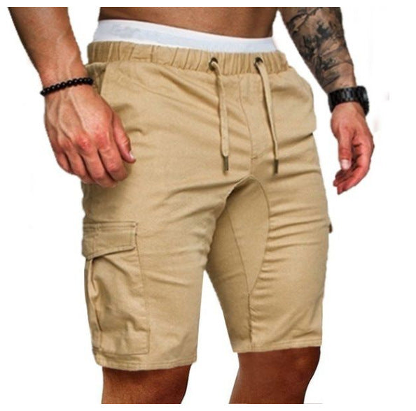 Jack – Eng geschnittene elastische Herren-Cropped Shorts