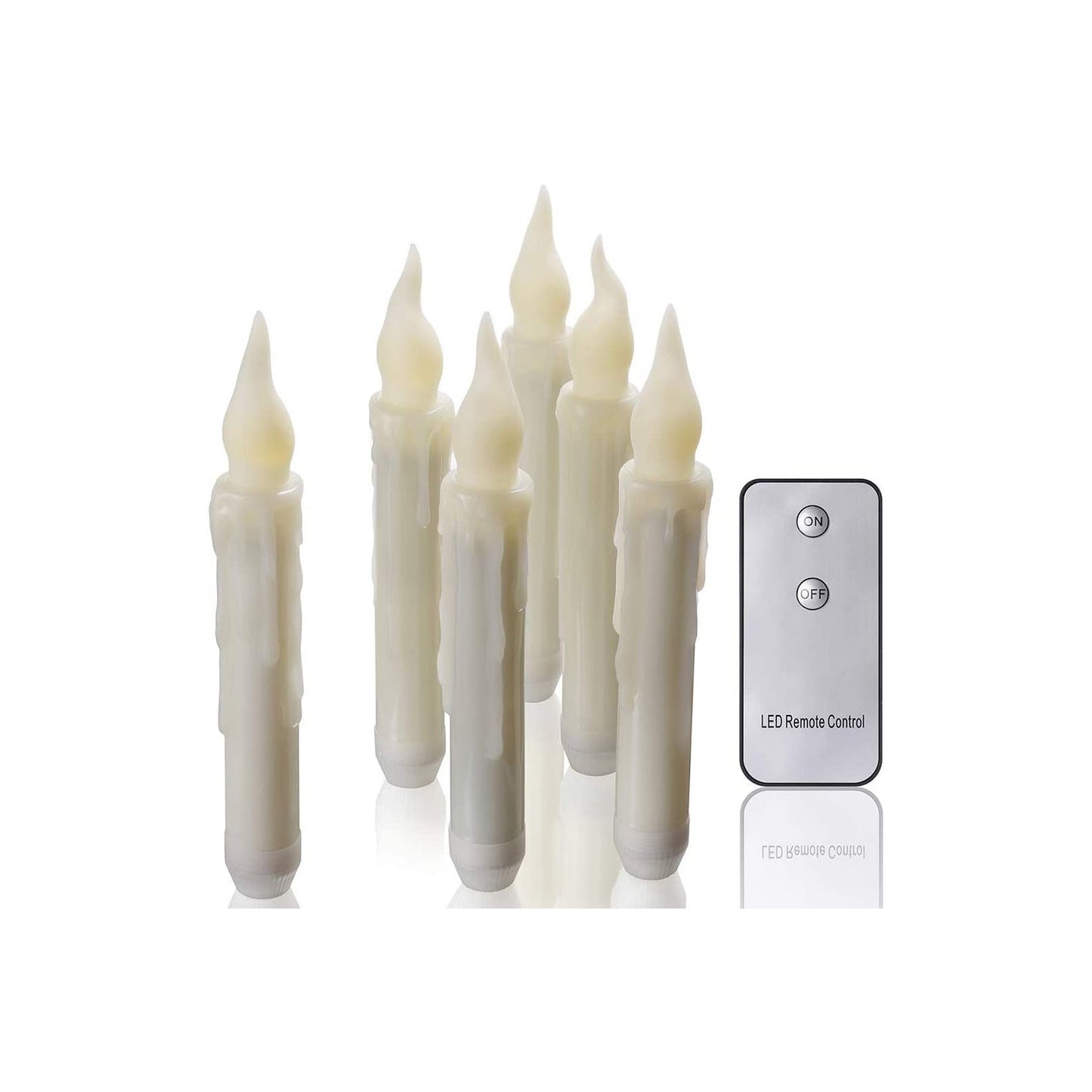 Halloween Magische Schwebende LED Kerzen mit Zauberstab – Partydeko und Spuk-Atmosphäre