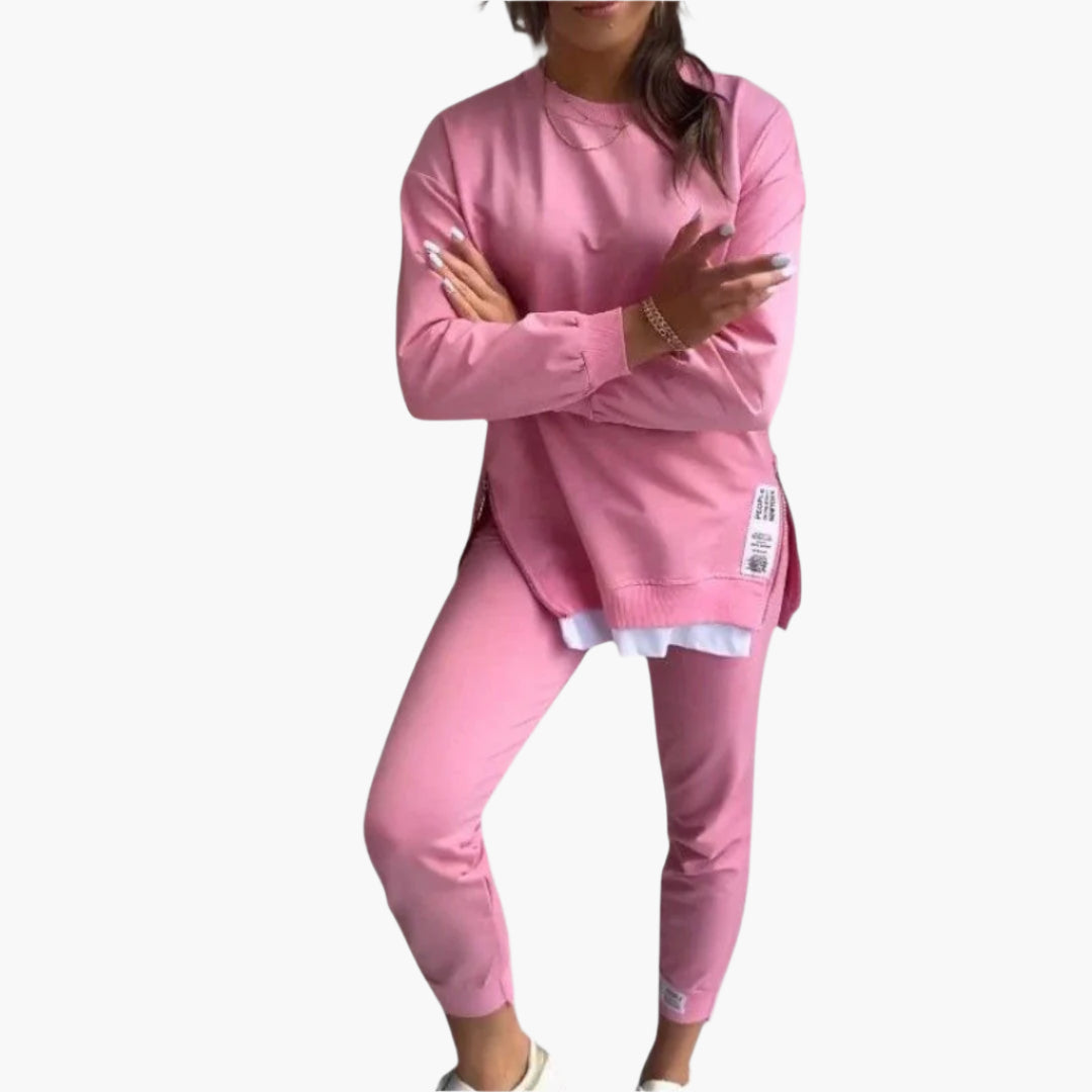 Damen Loungewear Set Zweiteilig – Bequemer Freizeitanzug für Alltag & Entspannung