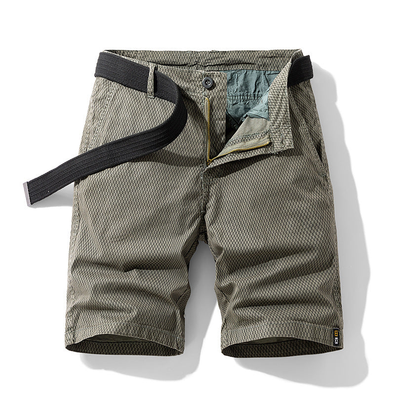 Billy – Sommer Herren Cargo Shorts mit gestreiftem Retro-Design