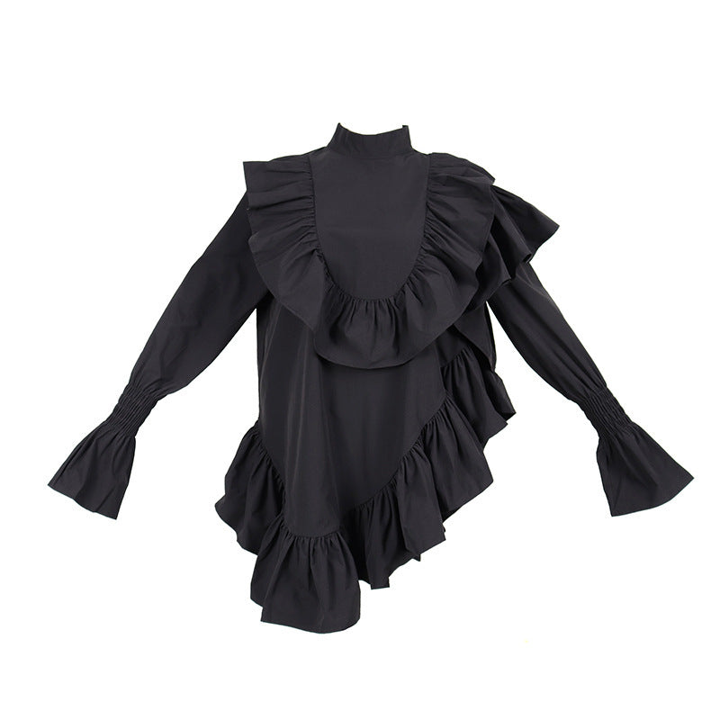 Sue – Dünnes Kleid mit unregelmäßiger Silhouette