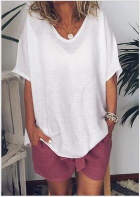 Lydia – Lockere T-Shirts mit kurzen Ärmeln für Damen im Sommer