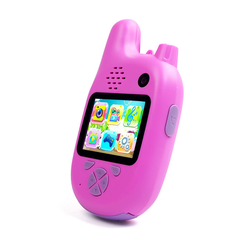 Kinder Walkie-Talkie Kamera mit 12MP, 1080p Video & Spiele – Lernspielzeug für Jungen & Mädchen