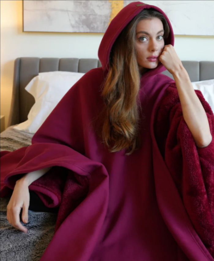 Damen Oversized Hoodie Decke – Komfortable Relax- und Kuschelmode für Zuhause und Unterwegs
