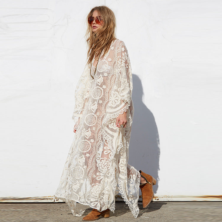 Hannah – Boho-Spitzenkleid für Strandpartys