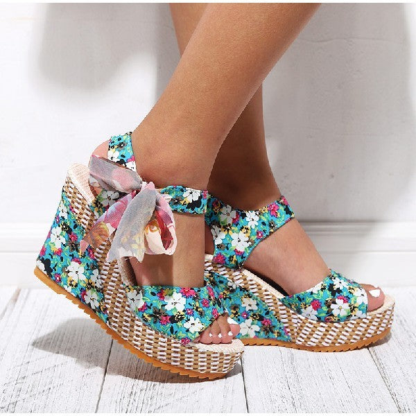 Leah – Bohemian High Heel Sandalen