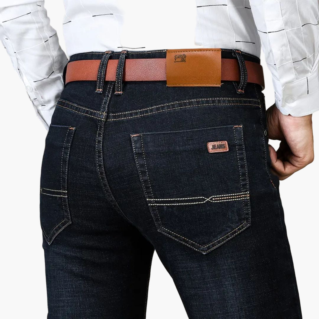 Herren Stretch-Jeans – Bequeme Alltagsjeans im klassischen Stil für Arbeit und Freizeit