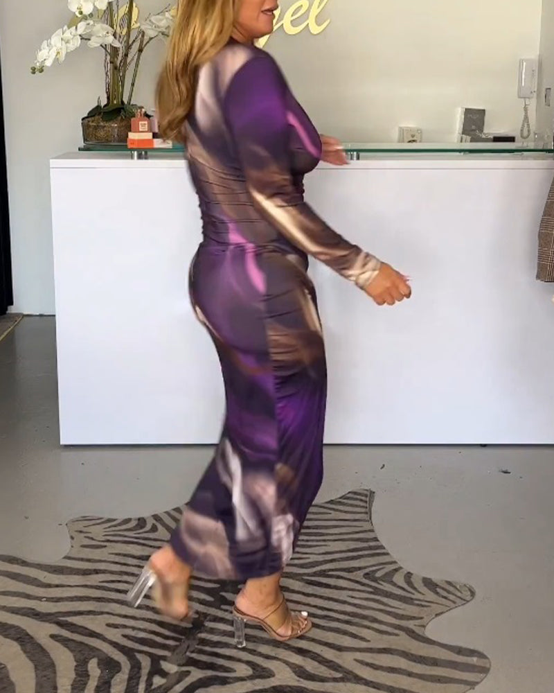 Brenda – Damenkleid mit Überkreuztem V-Ausschnitt