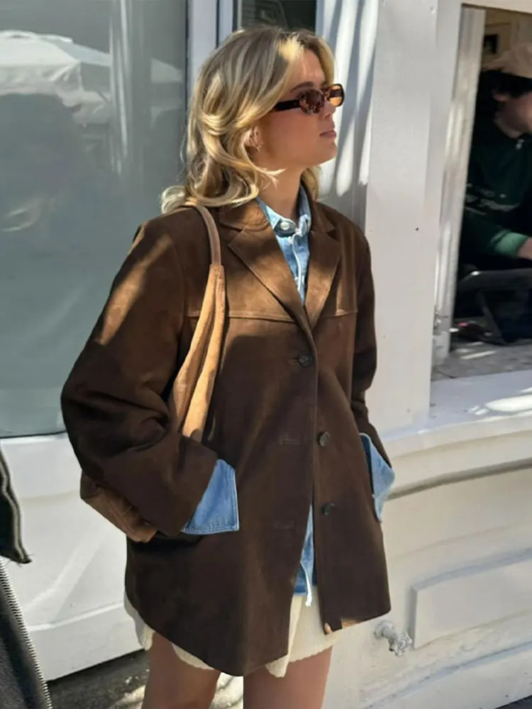 Damen Oversized Trenchcoat – Stilvoller Herbst- und Wintermantel für modische Auftritte