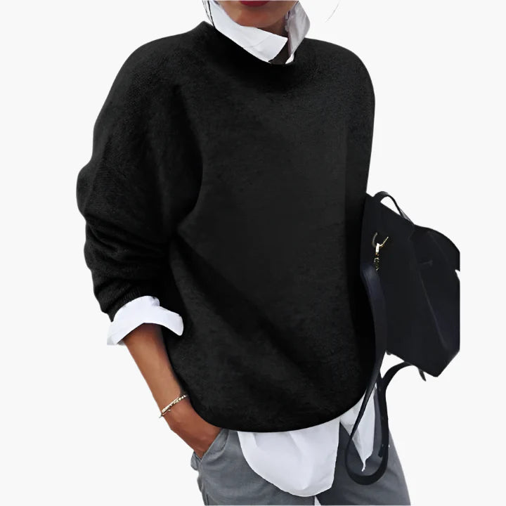 Damen Pullover Casual Loose Fit – Stilvoller Alltags-Strick für Büro & Freizeit
