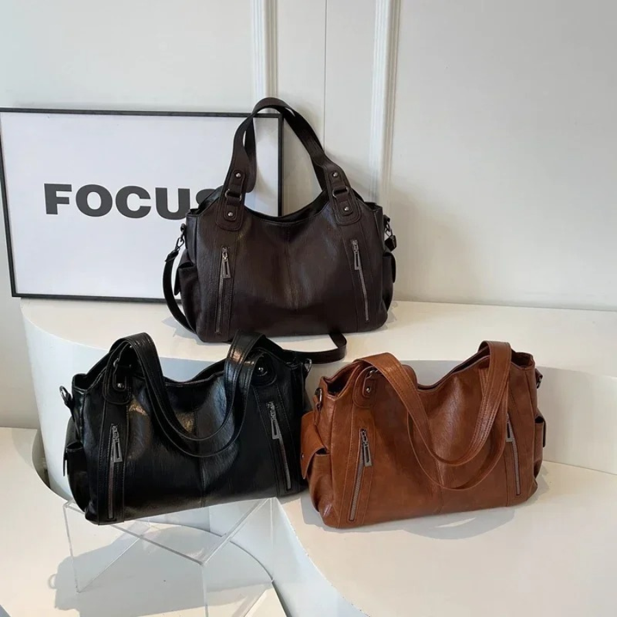 Damen Schultertasche Alltag Elegant – Stilvolle, geräumige Umhängetasche für Büro und Freizeit