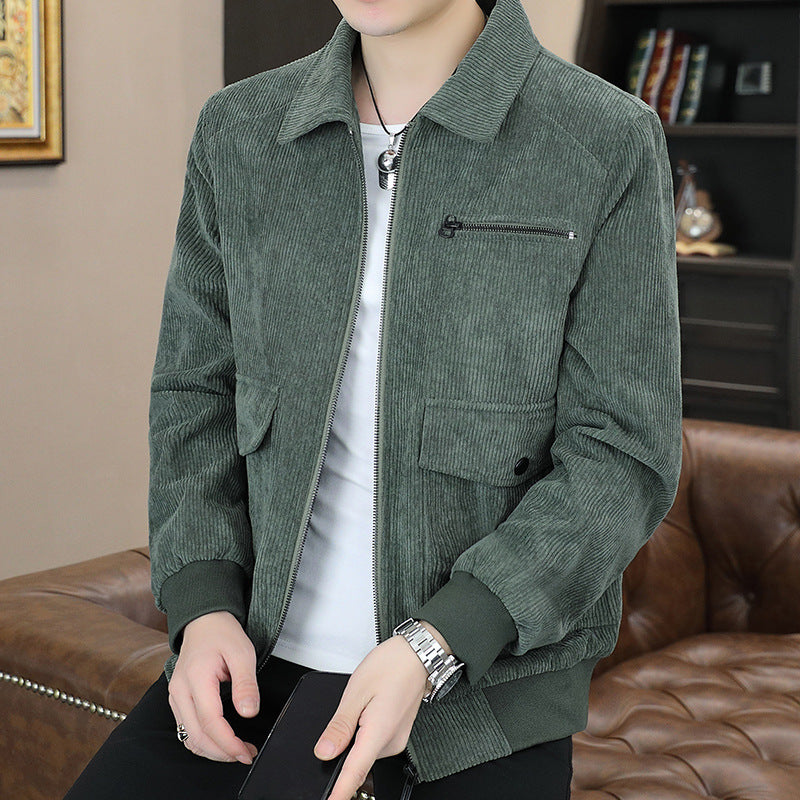 Calvin – Herren Cordjacke im japanischen Stil