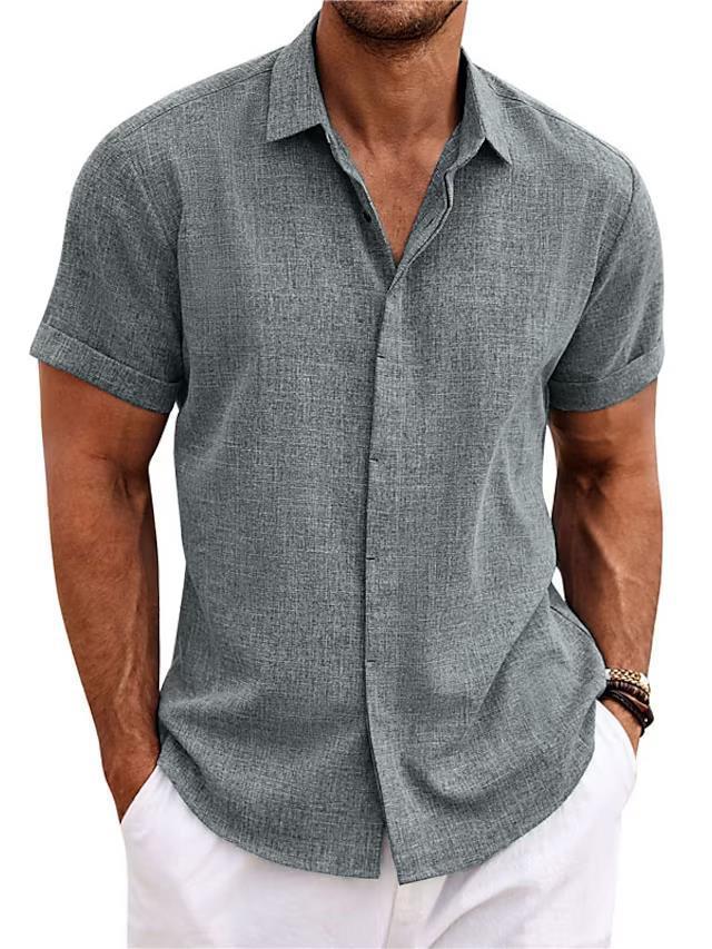 Joe – Lockeres Herren T-Shirt aus Leinen in einfarbig