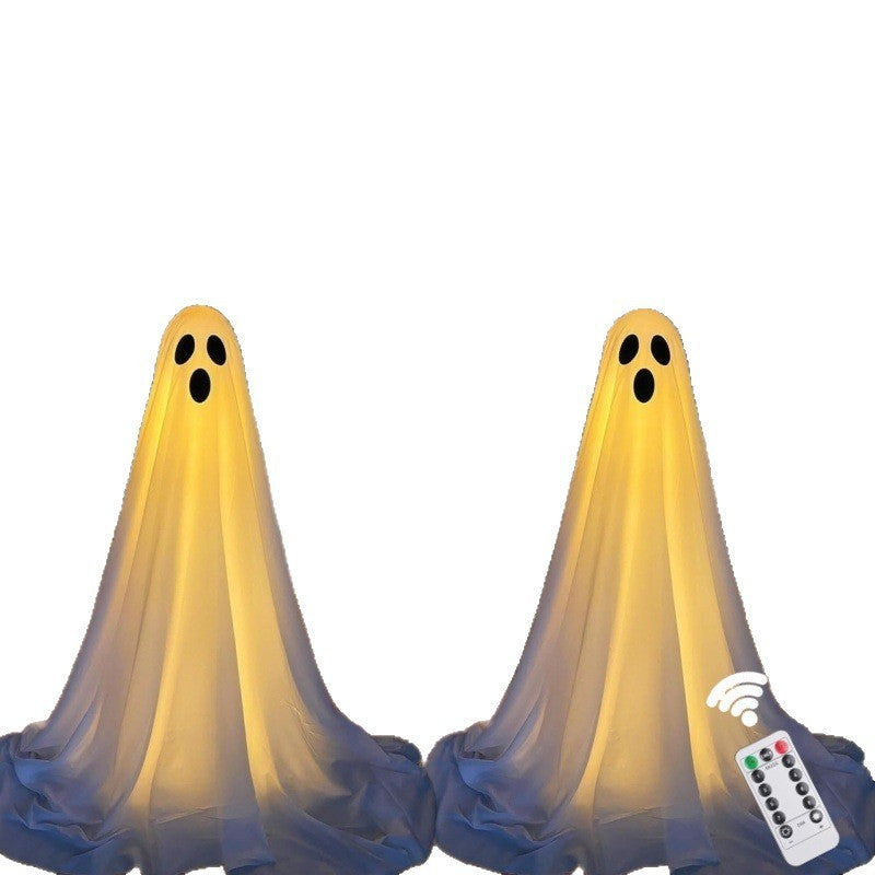 Halloween Deko Geister Figuren mit LED – Lustige & Gruselige Halloween Dekoration für Party & Zuhause