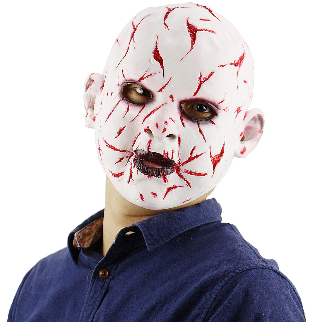 Halloween Vampir-Dämon Maske für Erwachsene – Gruselige Verkleidung für Halloween-Partys & Kostüm-Events
