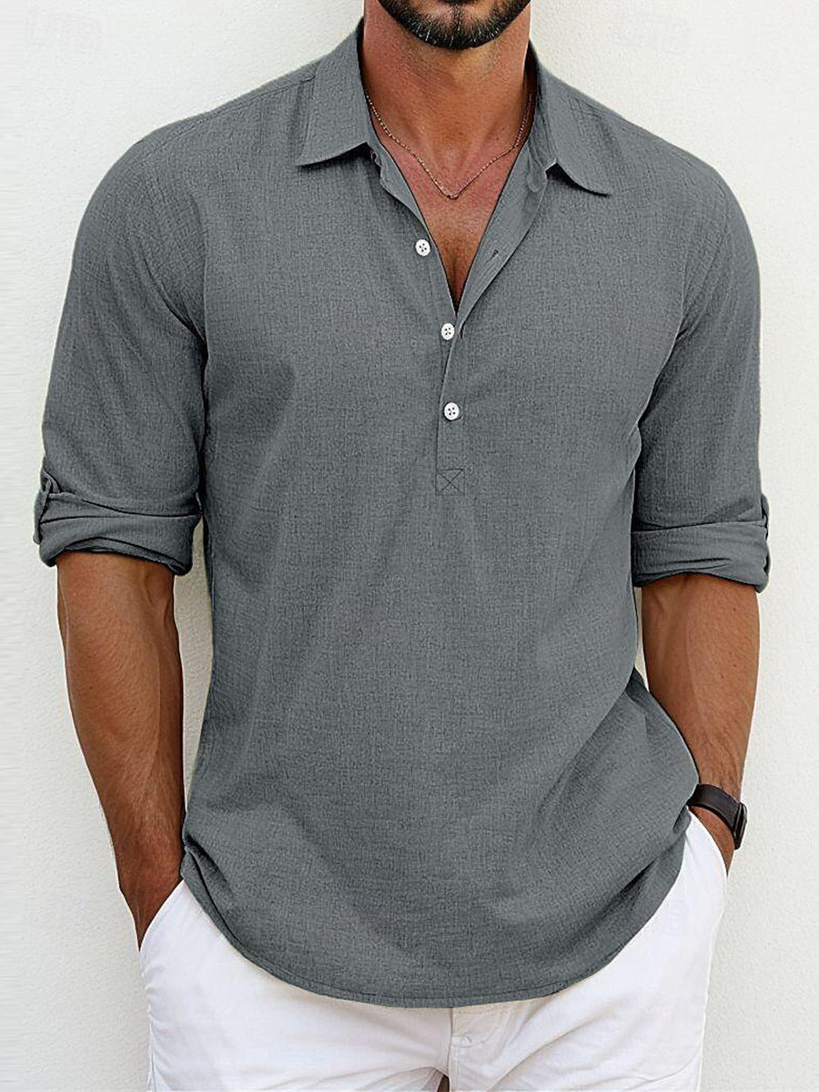 Rick – Freizeit Poloshirt mit Einfarbigem Kragen