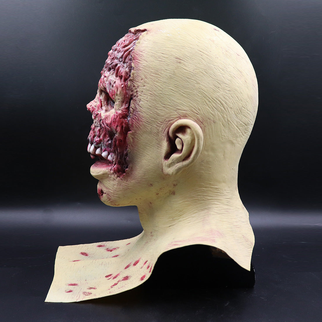 Halloween Latex Zombie Maske für Erwachsene – Gruselige Vollkopf-Maske für Horror-Kostüme & Party