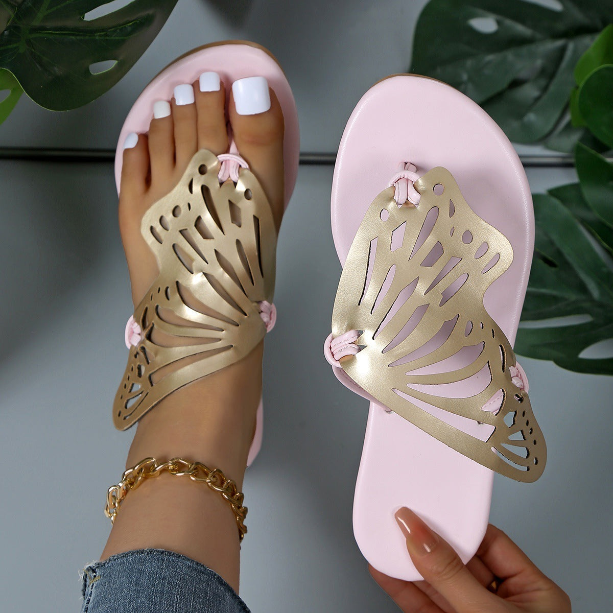 Alice – Sommerliche Damen-Sandalen mit Schmetterlingsdesign