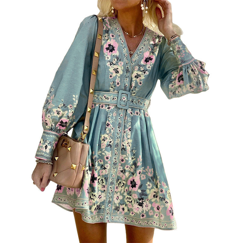Sophia – Lockeres Boho-Kleid mit Print