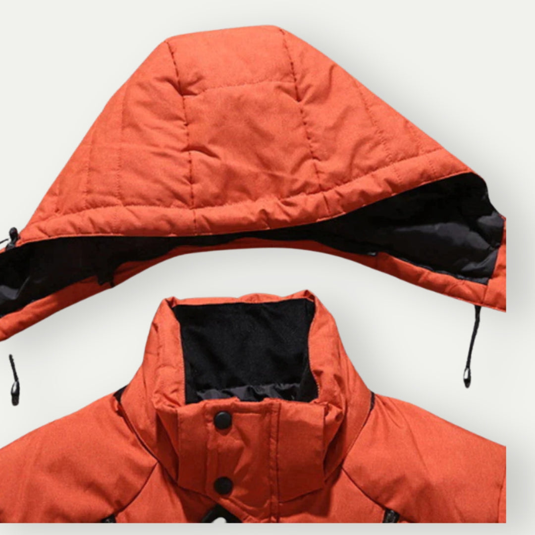 Herren Daunenjacke Winter Steppjacke mit Kapuze – Modisch & Wärmend für Alltag und Outdoor