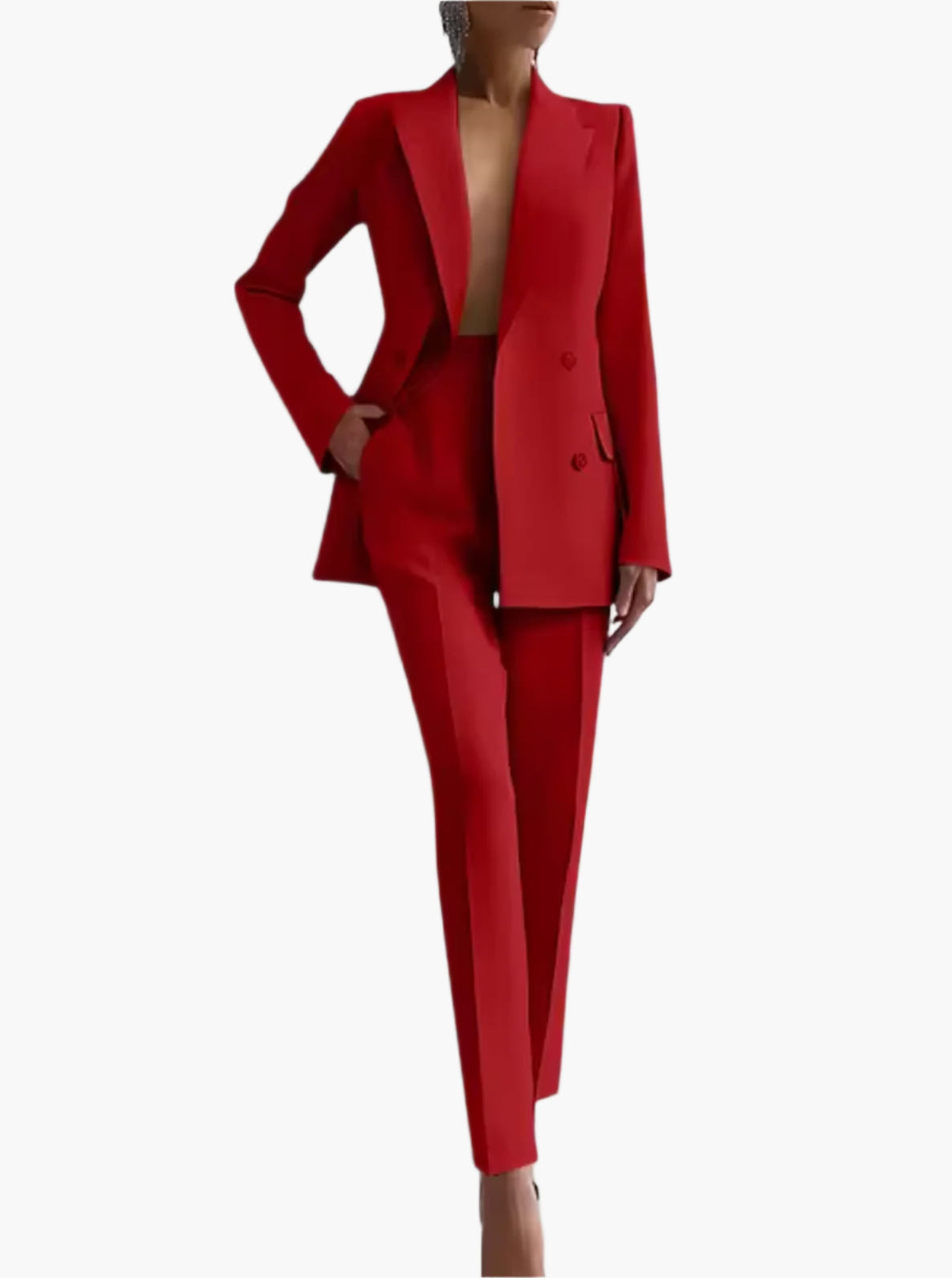 Damen Business Anzug Set – Eleganter Blazer & Hose für Büro und Alltag