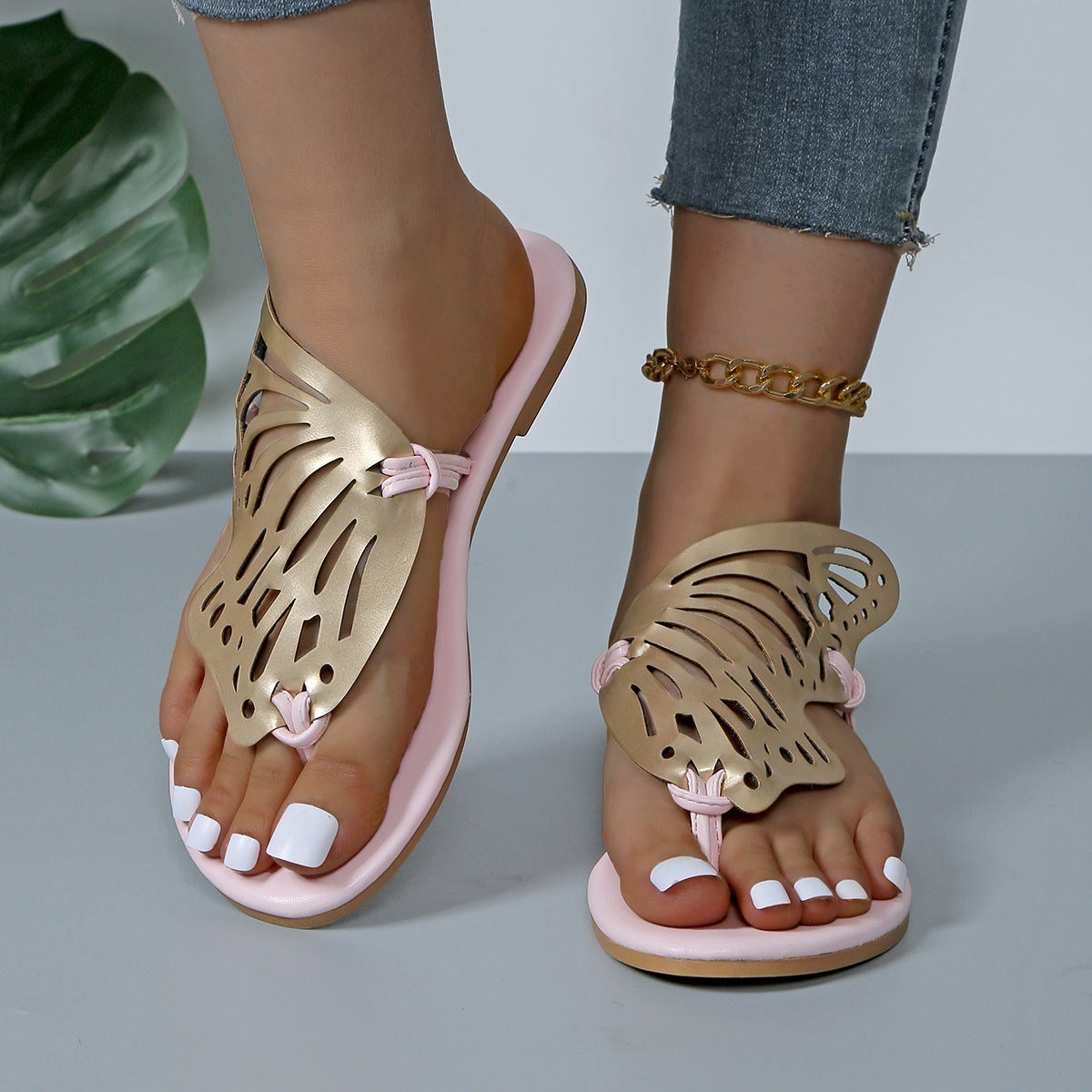 Alice – Sommerliche Damen-Sandalen mit Schmetterlingsdesign