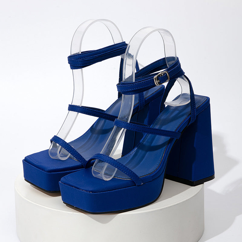 Anna – Modische Damen Sandalen mit hohem Absatz
