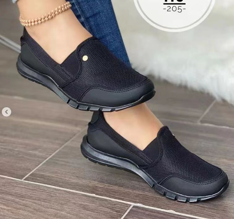 Damen Slip-On Freizeitschuhe – Bequeme atmungsaktive Sneakers für Alltag und Freizeit