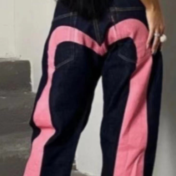 Ruth – Lockere Damenjeans mit klassischem Druck