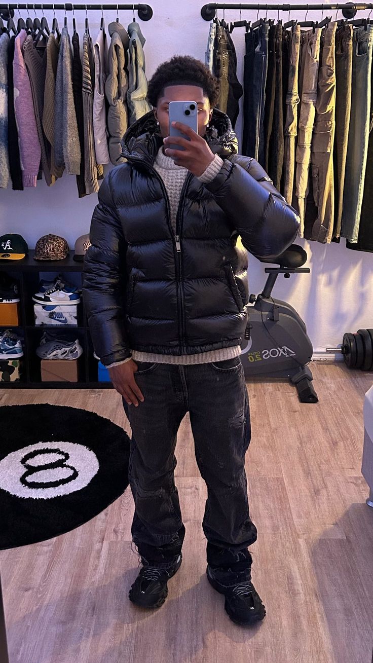 Herren Daunen Steppjacke – Urban Puffer für Winter & Freizeit