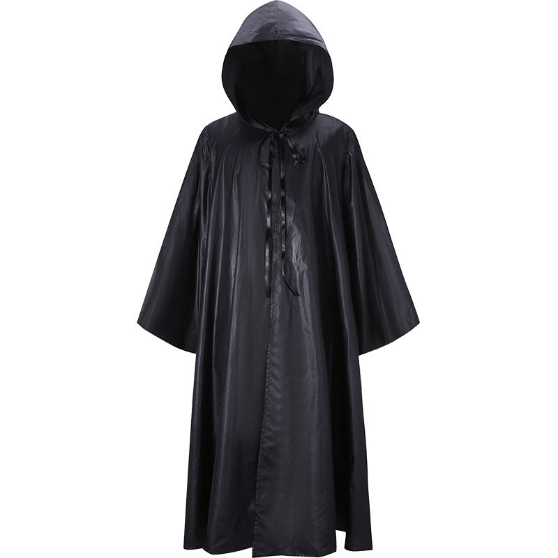 Halloween Unisex Kapuzenumhang – Mystischer Kostümumhang für Gruselnächte & Partys