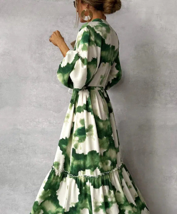 Amelia – Stilvolles Damenkleid mit langen Ärmeln