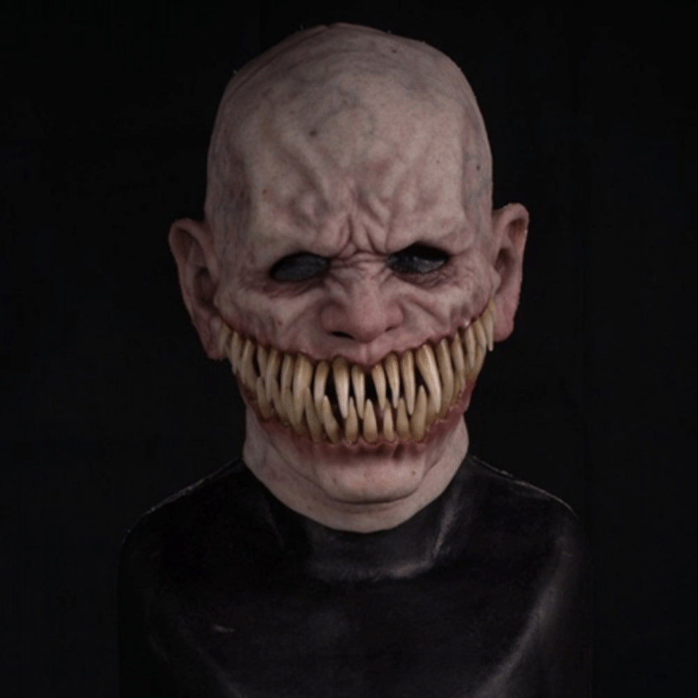 Halloween Latex Maske für Erwachsene – Gruselige Monster Horror Kostümmaske für Party & Deko