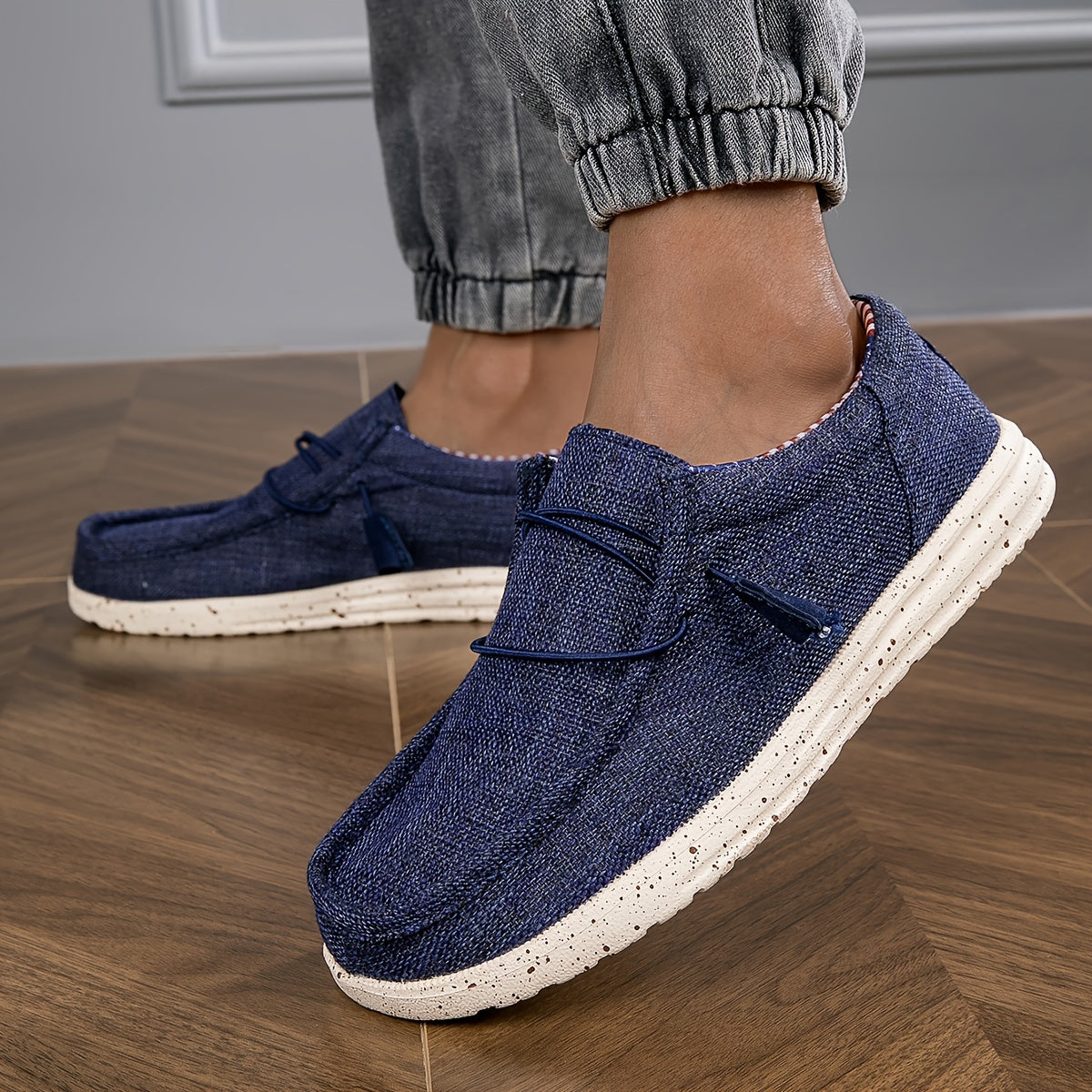 Herren Freizeit-Loafer Slipper – Bequeme Slip-On Schuhe für Alltag & Freizeit