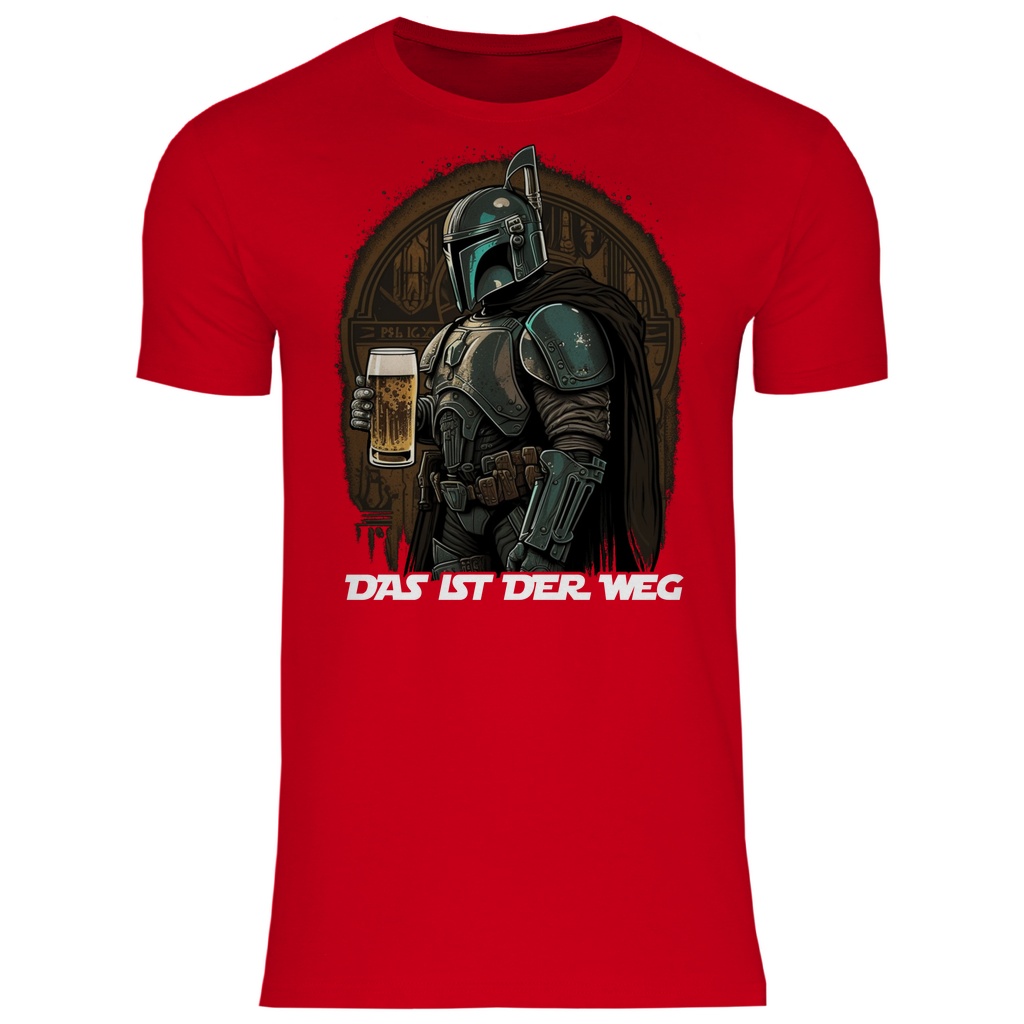 Gabriel – Mandalorian Bier Spaß Herren T-Shirt