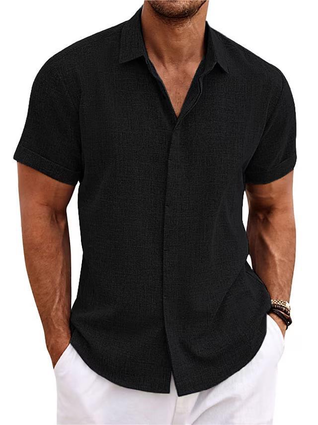 Joe – Lockeres Herren T-Shirt aus Leinen in einfarbig