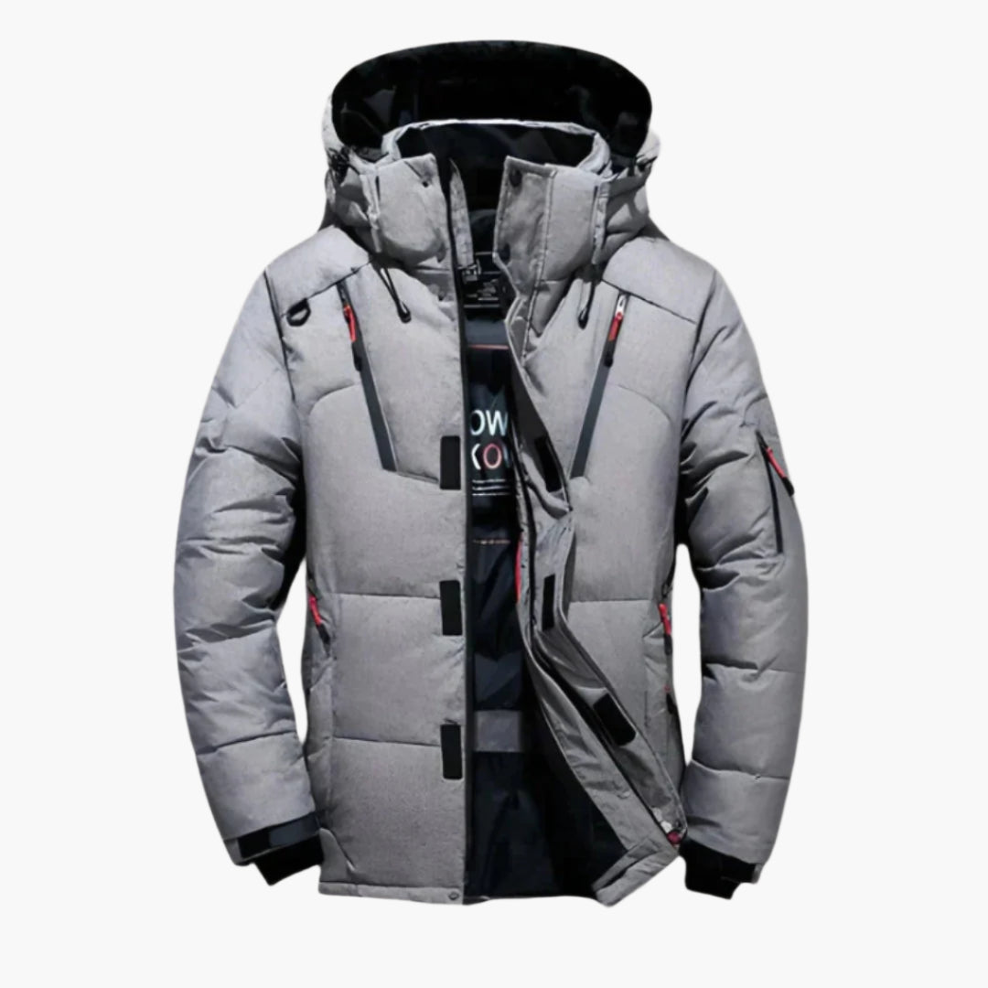 Herren Daunenjacke Winter Steppjacke mit Kapuze – Modisch & Wärmend für Alltag und Outdoor