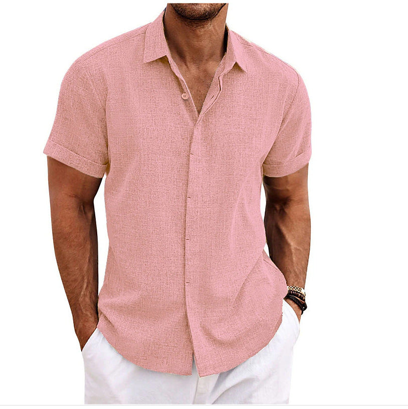 Joe – Lockeres Herren T-Shirt aus Leinen in einfarbig